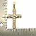 Men's 14k Gold Plated High Fashion Cross 
