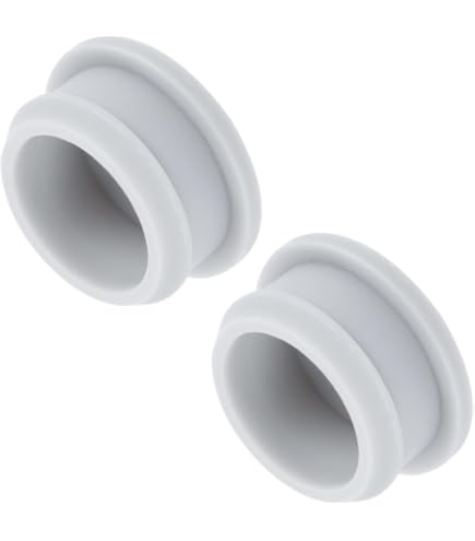 QUARKZMAN 25 Piezas Tapones De Silicona, Tapones Redondos De Bloqueo A Presión Para Agujeros De 6-7mm, Tapones De Agujero Impermeables Para Tubos De Metal, Translúcidos