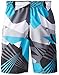 Kanu Surf boys Line Up Quick Dry Upf 50+ Beach Swim Trunks, Vertigo Black, 5 6 US