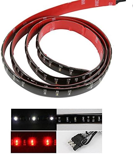 49" Flexible Universal LED Strip Tailgate Bar Break Signal Light Truck SUV