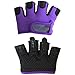 Contraband Pink Label 5537 Womens MICRO Weight Lifting Gloves w/Grip-Lock Padding (PAIR) (Purple, Small)
