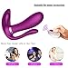 G-Spot Wearable Vibrator Butterfly Waterproof Vibrators Clitoris Masturbation Dildo Adult Sex Toys Invisible Wand USB Rechargeable Vagina Stimulator Massager for Women Couples (Purple)