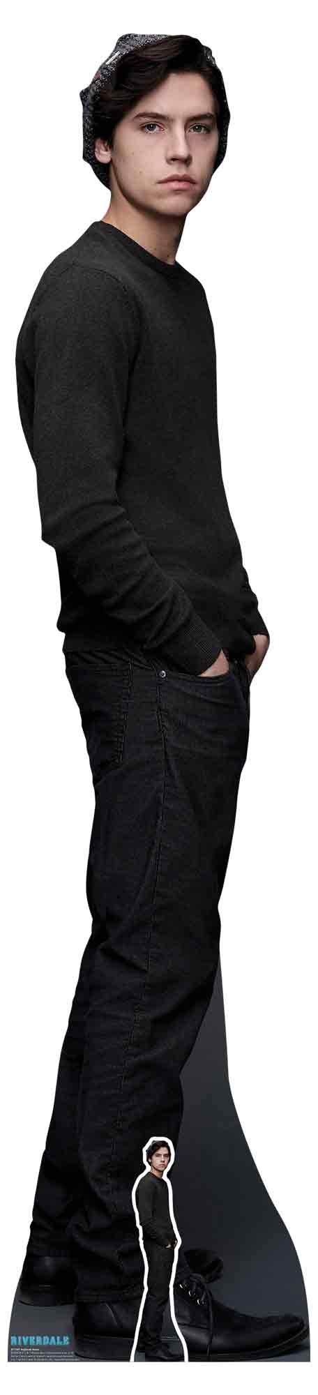 STAR CUTOUTS SC1387 Jughead Jones Riverdale Lifesize Cardboard Cutout with Free Mini