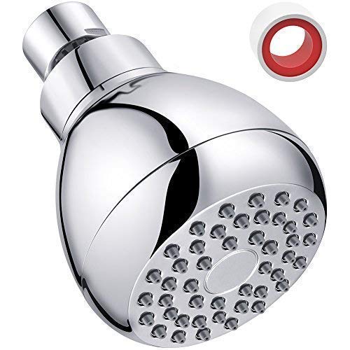 for Low Water Pressure High Pressure Shower Head 2.5 gpm 3 inch Chrome