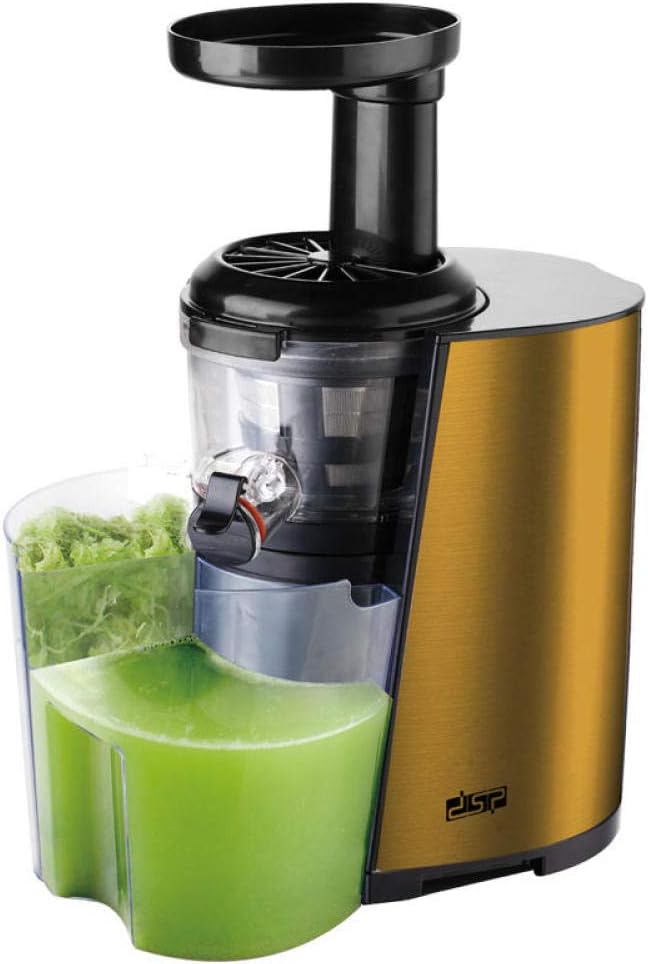 HEAOJ Juicer Home Professional Slow Juicer Orange Juice Machine Simple To Make Juice Vegetable Juice Convenient And Fast 220-240V Gold China Eu 220V