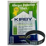 Kirby Universal Bag Kirby #204811 - Universal Hepa White Cloth Bags for All Generation & Sentria Models (6 Bags & 1 belt)