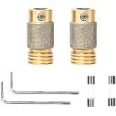 Stained Glass Grinding Bits with 5/8 inch, Diamond Grinder Bit, Grinder Bits and Supplies for Stained Glass Grinder (2 pcs 5/8'')
