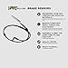 Hart Brakes Front Rear Brakes and Rotors Kit |Front Rear Brake Pads| Brake Rotors and Pads| Ceramic Brake Pads and Rotors - BHCC.22011.02