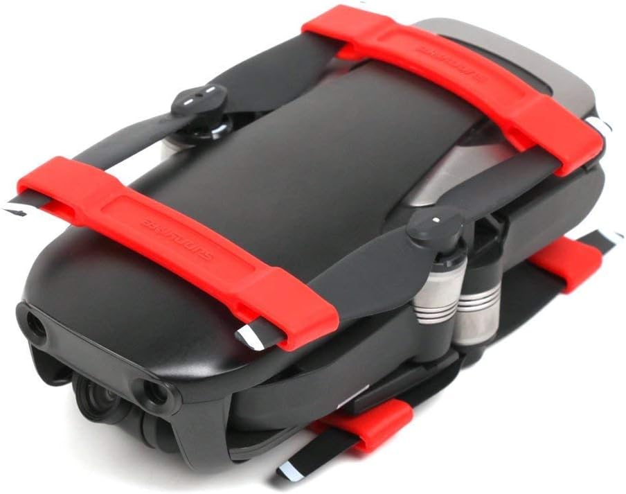 KINGWON Propeller Stabilizer Props Holder Transport Protector for Drone DJI Mavic Air (Red)