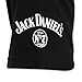 Jack Daniels Men's Daniel's and Stripes T-Shirt Black XX-Large