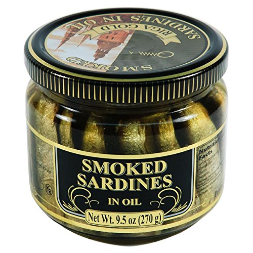 Riga Gold Smoked Sardines in Oil 270g (2pack) Grocery
