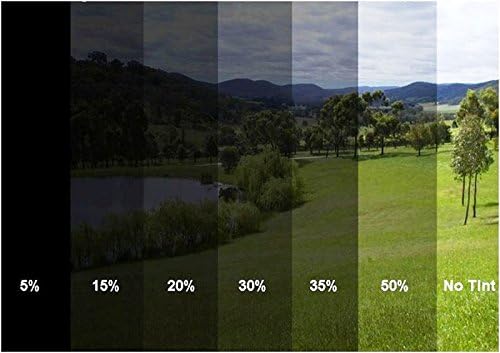 Window Tint Film Black 2 PLY - 20% Medium - 36" x 100'