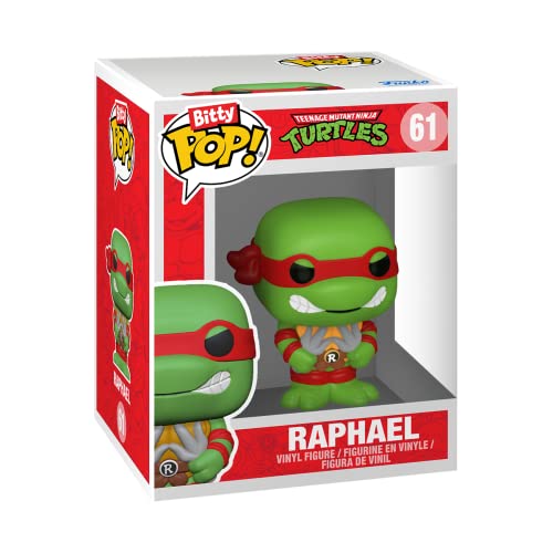 Funko Bitty POP! Teenage Mutant Ninja Turtles (TMNT) - Splinter, 4-Pack - Splinter, Raphael, Rocksteady and A Surprise Mystery Mini Figure - 0.9 Inch (2.2 Cm) Collectable - Gift Idea - Cake Topper
