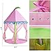 Sonyabecca Princess Castle Tent, Tent for Girls Pop up Tent Pink