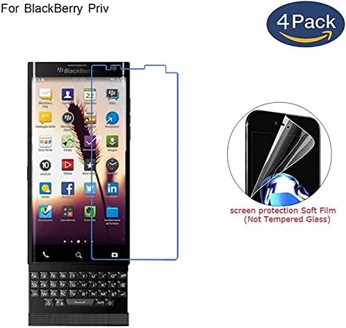 4pcs HD Clear/Matte/Nano Explosion - Proof soft Film/Blu-ray Explosion-proof soft film Screen Protector for BlackBerry Priv(Not Tempered Glass)