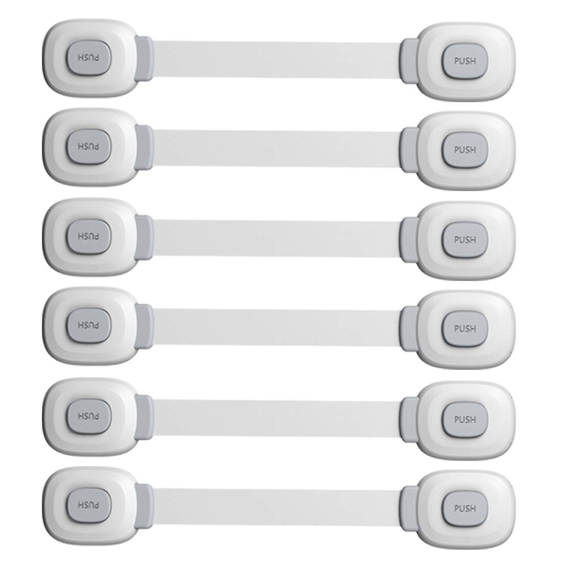 Baby Kindersicherung 6 Stück 【Aufgerüstete Version】Schloss für Schränke