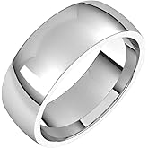 Sonia Jewels Solid 925 Sterling Silver 7mm Comfort Fit Wedding Band Ring Classic Plain Traditional - Size 11