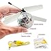 MIYUE RC Flying Toy, RC Flying Ball, RC Infrared Induction Flying Disco Ball Built-in Shinning LED Lighting for Kids, Teenagers RC LED Flying Ball Helicopter Infrared Drone Toys for Boy and Girls