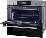 Samsung Series 4 Dual Cook Flex Smart Oven with Pyrolytic Cleaning NV7B45305AS view 2
