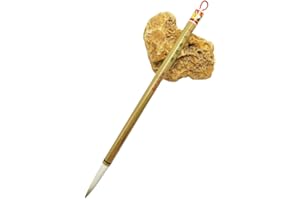 Easyou Chinese Calligraphy Sumi Drawing Brush Jianhao(Wolf+Goat Hair) 0.85 * 4.6cm(0.33"*1.8") hsxy S