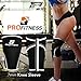 Knee Sleeves Weightlifting Women & Men - 7mm Thick Lifting Knee Sleeves Provides Knee Support for Men & Women crossfit for Squats (Black, Small)