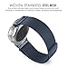 Gear S2 Watch Band, MoKo Milanese Loop Stainless Steel Mesh Bracelet Smart Watch Strap + Connector for Samsung Gear S2 SM-R720 & SM-R730 Smart Watch (NOT FIT Gear S2 SM-R735), BLUE