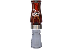 Buck Gardner Diamondwood Honker Hammer Call, Red Diamondwood/Clear, DWP-HHL-RD/CCH
