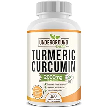 Turmeric Curcumin with BioPerine 2000mg. Highest Potency Available. Premium Joint & Healthy Inflammatory Support with 95% Standardized Curcuminoids. Non-GMO, Gluten Free Capsules with Black Pepper