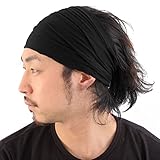 Casualbox Mens Womens Headband Bandana Stretch Hair Band Japanese Style