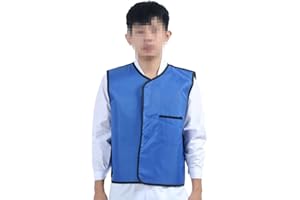 MIMODA 0.5Mmpb Xray Lead Vest, X-Ray Protection Vest, Protective Shield Clothing Free Size for Hospitals Labs Nursing Homes Adult Unisex
