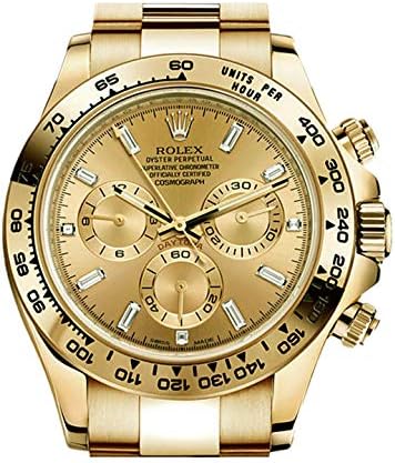 Ethos Watch Cosmograph Daytona Oyster Yellow Gold Dial Men's Watch