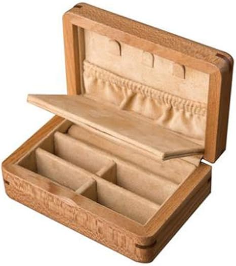 Amazon Veltelvl ジュエリーボックス ミニ宝石箱 ネックレスピアス指輪 アクセサリーケース 携帯用 ス純木 小物入れ レディース おしゃれ 誕生日 プレゼント ジュエリー収納 オンライン通販