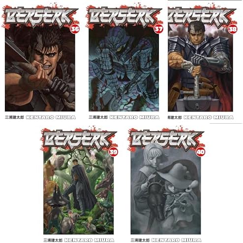 Berserk Volume 31-35 Collection 5 Books Set by Kentaro Miura