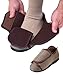 Silvert's Adaptive Clothing & Footwear Mens Extra Extra Wide Slippers for Swollen Feet with Adjustable Closure