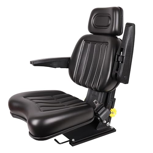 Universal Lawn Mower Shock Absorption Seat, Tractor Seat with