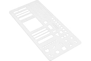 Journal Stencils | Planner Stencil Reusable - Handmade Flexible Record Template for Journaling,Scrapbooking, Card Making