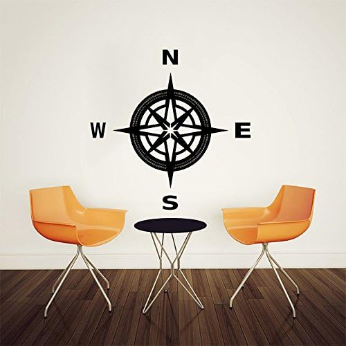 Wall Decals Mural Nautical Compass Rose Navigate Ship Ocean Sea