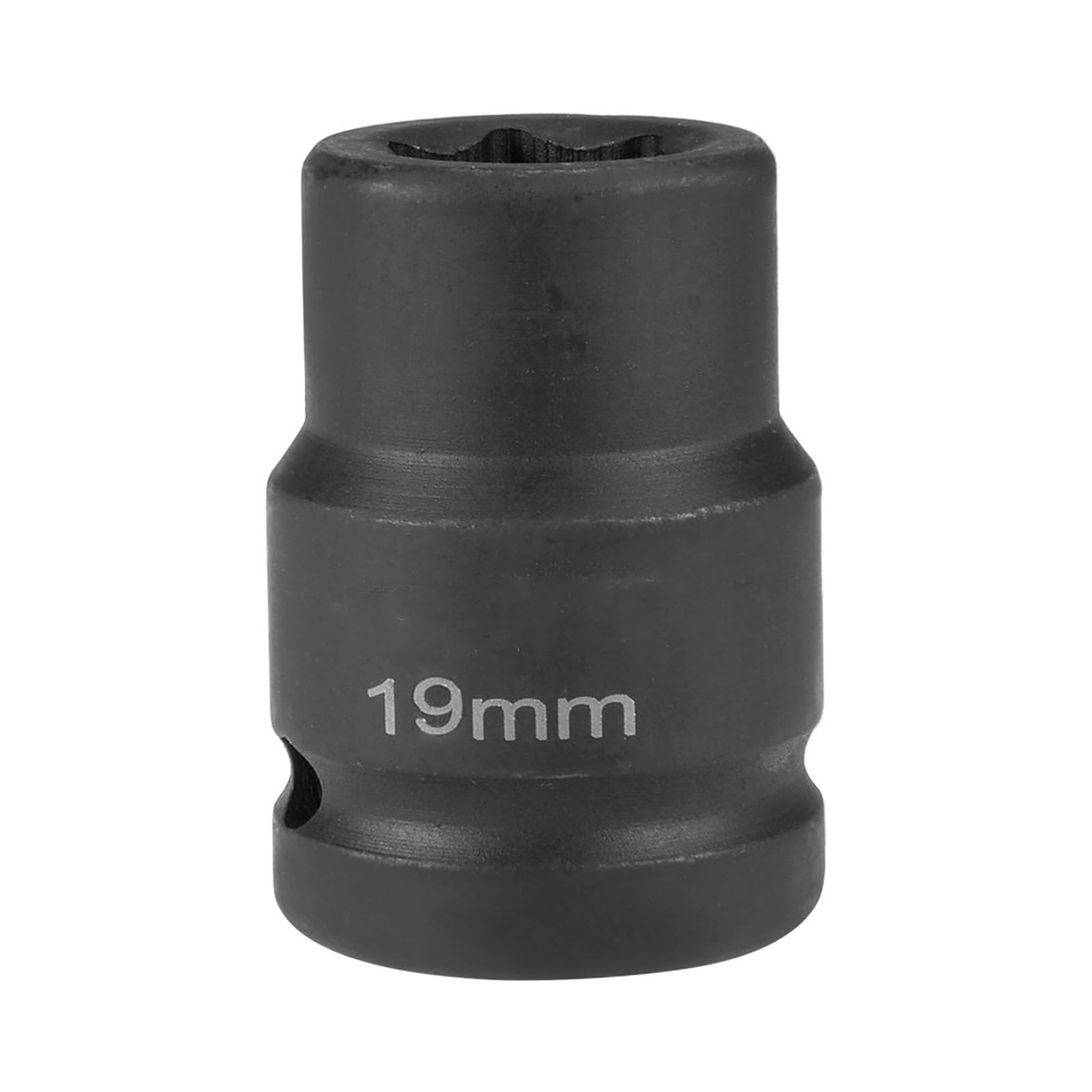 TA-VIGOR 3/4-Inch Drive by 19mm Shallow Impact Socket, 6-Point Durable Reliable Cr-Mo Alloy Steel for Ratchets, Torque Electric Wrenches