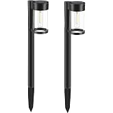 Mancra Solar Pathway Lights, 2 Pack