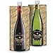 Vino Mio Foldable Wine Bottle (SET of 2) - Collapsible, Foldable and Lightweight - 750ML Wine Pouch