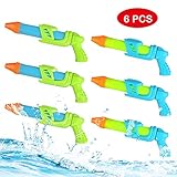 NextX 6 Pack Water Blaster, Water Guns Super Soaker, Summer Water Toys for Kids
