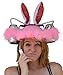 Fairly Odd Novelties Beer Soda Guzzler Helmet Drinking Hat Pink Bunny Rabbit Ears Party Hat