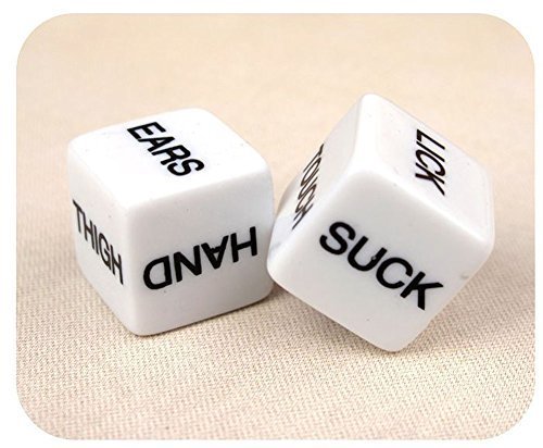 Novelty Spicy Dice Erotic Adult Couple Game Toy Funny Gift for Bachelor Party,2 Pack