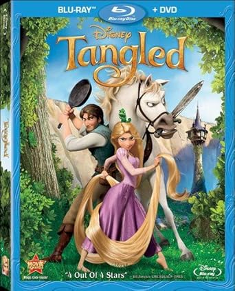 Amazon Com Tangled Two Disc Blu Ray Dvd Combo Mandy Moore Zachary Levi Donna Murphy Ron Perlman M C Gainey Jeffrey Tambor Brad Garrett Paul F Tompkins Nathan Greno Byron Howard Movies Tv