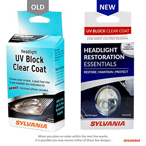 SYLVANIA Headlight Restoration UV Block Clear Coat Most Important
