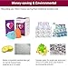 Bodybay Menstrual Cup，Set of 2 Periods Kit with FDA Registered，Best Feminine Alternative Protection to Tampons and Cloth Sanitary Napkins (Large)