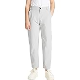 DEVOROPA Youth Boy's Golf Pants Quick Dry Athletic Chino Flat Front Pants Kids School Uniform Clothes