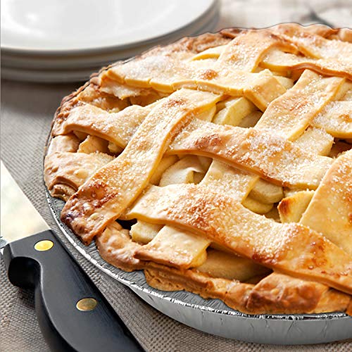 Disposable Pie Tins 10 inch, Beasea 50 Pack Tin Tart Pans Aluminum Foil