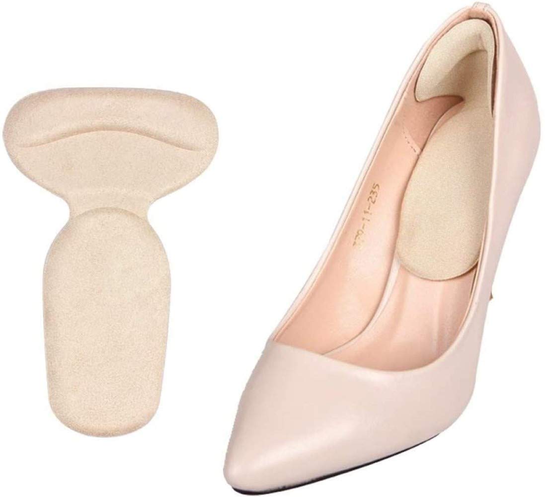 PEDIMEND T-Shape Heel Cushion Inserts Grips Liners - Shoe Pads for Shoes Too Big - Heel Protectors - Prevent Abrasion Blisters Pain - for Men & Women - Foot Care (1PAIR - 2PCS)