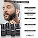 VOLT Grooming Instant Beard Color - Waterproof Quick Drying Brush on Color for Beards and Mustaches, Ebony (Brown/Black)